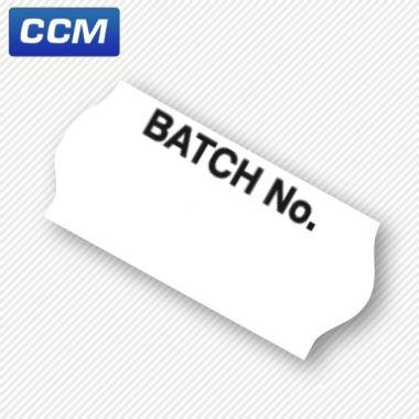  26 x 12 (CT4) 'Batch No' labels 