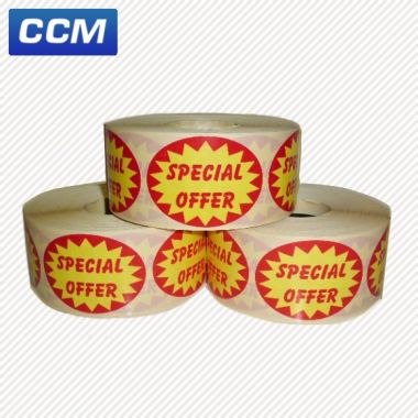  Special Offer promotional labels 