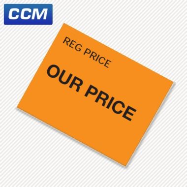  1115 'Reg Price/Our Price' labels