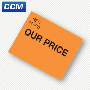  1155 'Reg Price/Our Price' labels 